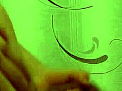 DANCING my big CHOCOLATE PIERCED COCK like a propeller in cfnm tease