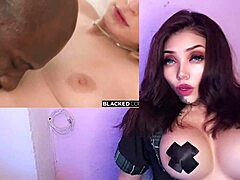 horny latina teen 18 begs for massive black cock creampie pounding