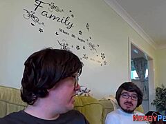 wanna watch this busty british babe tricked into first time cock sucking handjob?