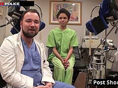 police cuff petite latina sandra chappelle for anal gaping and pussy fuck