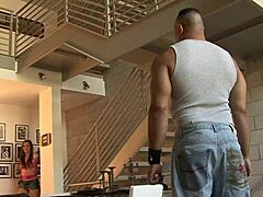 Light Skinned Ebony Alicia Tease Takes Sledgehammer Cum In Pussy