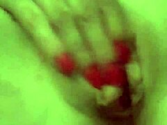 what if this sexy brunette toys her wet hole?