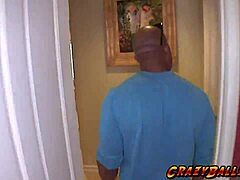 Huge monster cock stretches petite Asian teen's tight cunt wide