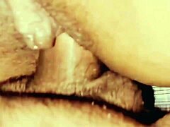 share that bed with aunty creampie her tight wet pussy close up!