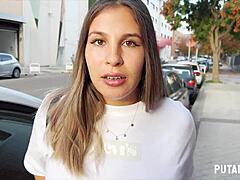 Torbe catches huge ass teen Zivanka for street pounding