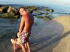 linda del sol swallows victor bloom cock on beach 🌊🍆💦