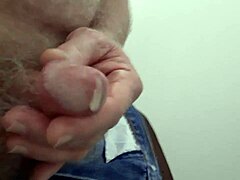 Neighbor milf masturbates frantically to orgasm in public toilet stall