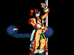 pixelated erotic game scenes with detailed action