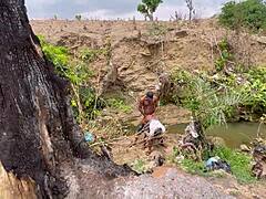 Forest fuck hides our wild bbw ass worship frenzy