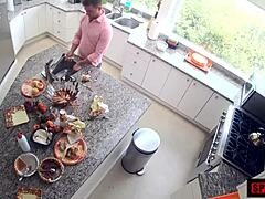 stepsis eyes stepbro hungrily after thanksgiving feast