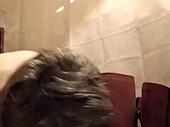 milf slave licks boots bent over in homemade bdsm