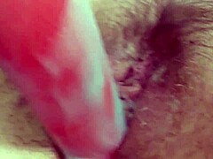 chubby bbw fat slut rams monster dildo deep in wet pussy for big cock toy sex