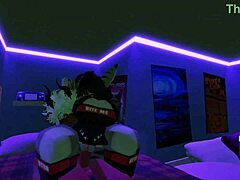 demon shark girl roblox quickie furry fun