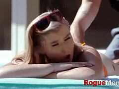 Stepdaughter Forces Stepdad To Cheat With Her Tits