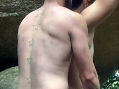 met a stranger jerking off on the trail and things got wild