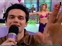 Lady Lu Strips Pink Bikini Tease Super Hot