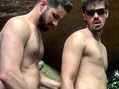 met a stranger jerking off on the trail and things got wild