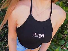 penelope kay squirts on first porn casting anal ride outdoors