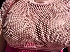 Artemisia's Big Tits Bounce! Horny Italian Milf Outdoor