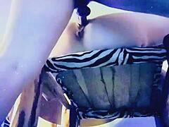 texas wife in high chair gets her shaved pussy hardcore fucked close up