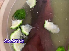 ebony wife teases cuckold husband foot fetish