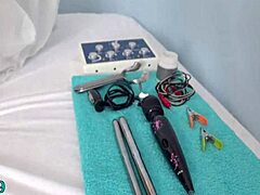 Mature Milf's Pee Hole Shocked And Piss Sipped