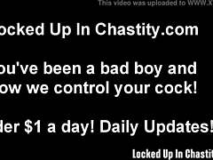 bet you stay soft in that tight chastity cage huh