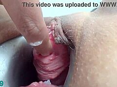 Mature Milf's Pee Hole Shocked And Piss Sipped