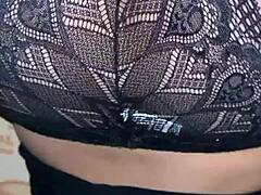 He Sneaks Finger Toward Her Tight Little Rear End