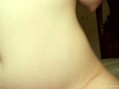 INTENSE BLONDE COWGIRL CREAMPIE SEXTAPE ON HOLIDAY WITH CUTE GF