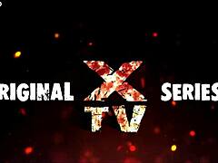 Double Penetration Slams Slim Blonde Loli Pop's Gaping Ass