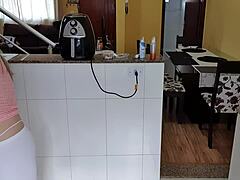 Hot Latina Teases With Her Natural Big Tits