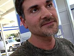 Black Haired Cougar in High Heels Rides Big Cock