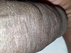 Man Jerks Huge Monster Black Cock Close Up