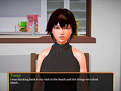 Brunette big tits erotic family play intensifies