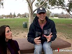 Big Tits Babe Kortney Kane Cuckolds Old Man Facial