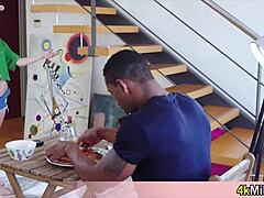 Hypno pizza girl craves monster bbc in her pussy