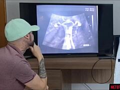 Cuckold Takes Wife to Clandestine Gynecologist for Ultrasound Exam