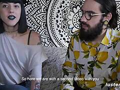 Lustery couple Matt submits to her cowgirl ride cumshot finish