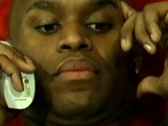 SKINNY EBONY SLUT HORNY FOR INTERRACIAL COCK BLOWJOB BLAST!