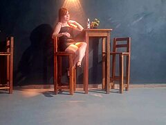 i get so excited in my miniskirt panties having public sex with restaurant waiter