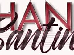 chanel santini milks her huge dick hard