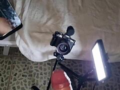 stepmom jerks intense on terrace publicly pissing while masturbating huge italian cock autoerotism wild