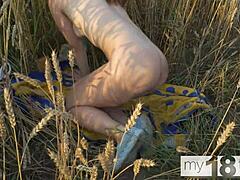 Nika's Adorable 18+ Orgasms Compile from Shaved Pussy Toy Fingering