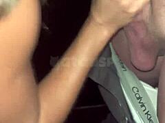 Brazilian Blonde Wife Creampied by Monster Cock Cuckold in Swing House