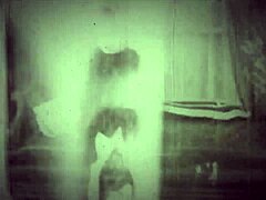 Beauty and the Beast Unveil Antique Hairy Pussy in Vintage Lantern Glow