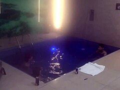 My wild motel pool threesome