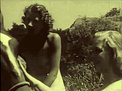 Beauty and the Beast Unveil Antique Hairy Pussy in Vintage Lantern Glow