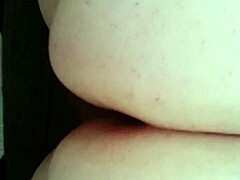 Bathroom assfucking my fat wife tight hole
