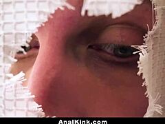 stepmom natasha nice's big tits bounce as stepson pounds her in shower